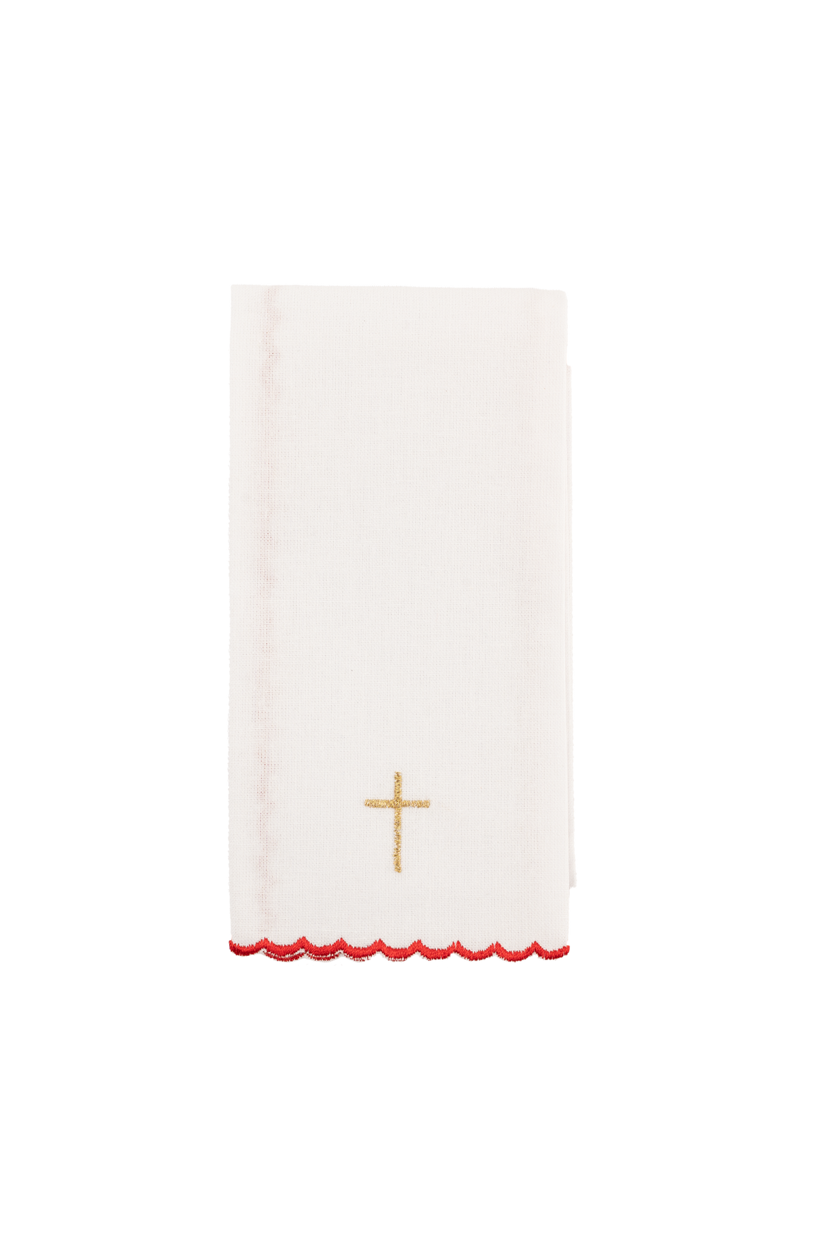 Servicio de altar rojo con bordado del Espíritu Santo