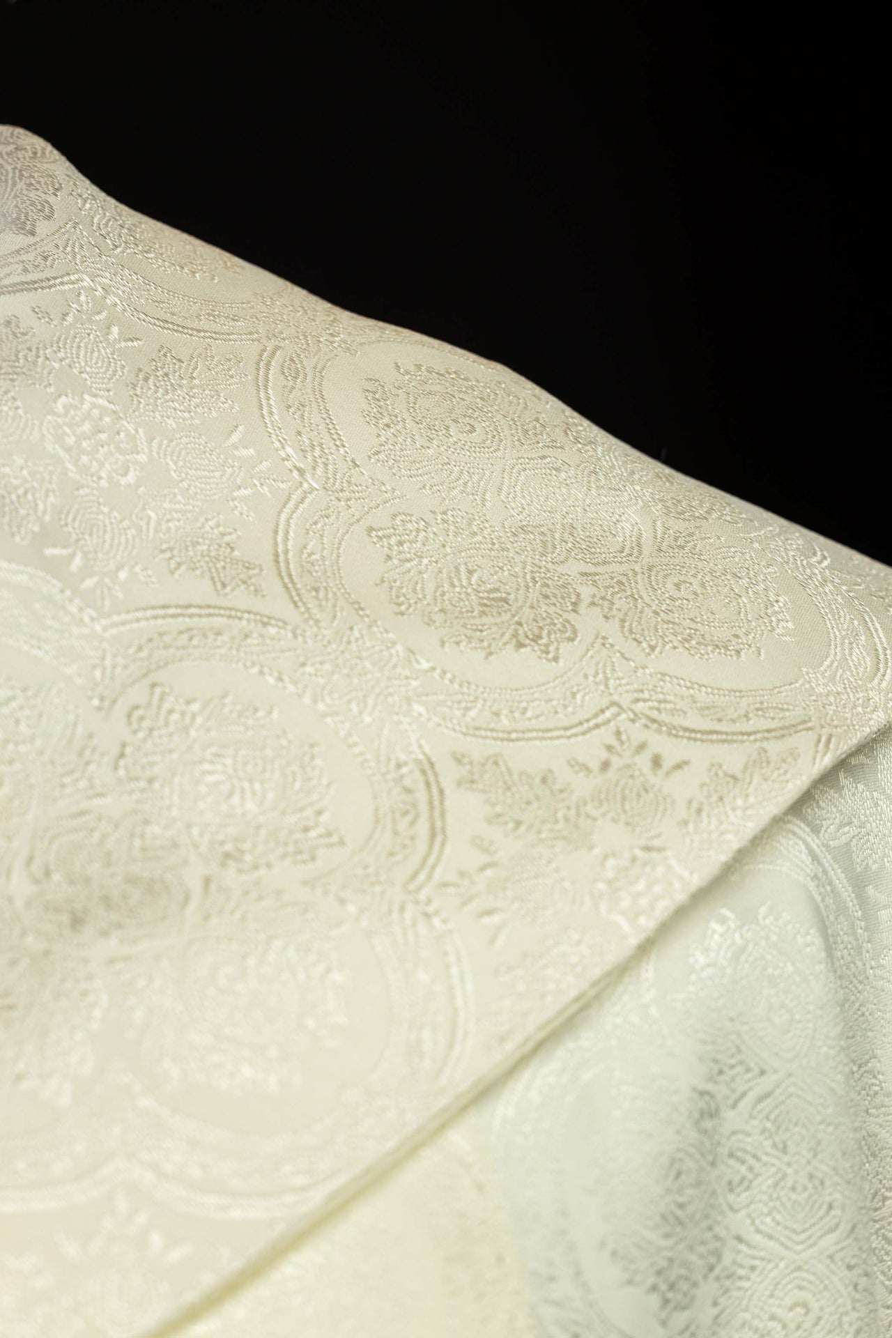 Capa pluvial litúrgica jacquard color ecru