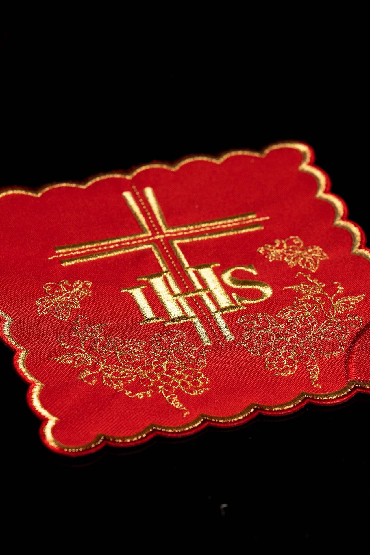 Zestaw palek z symbolem IHS w czterech kolorach liturgicznych