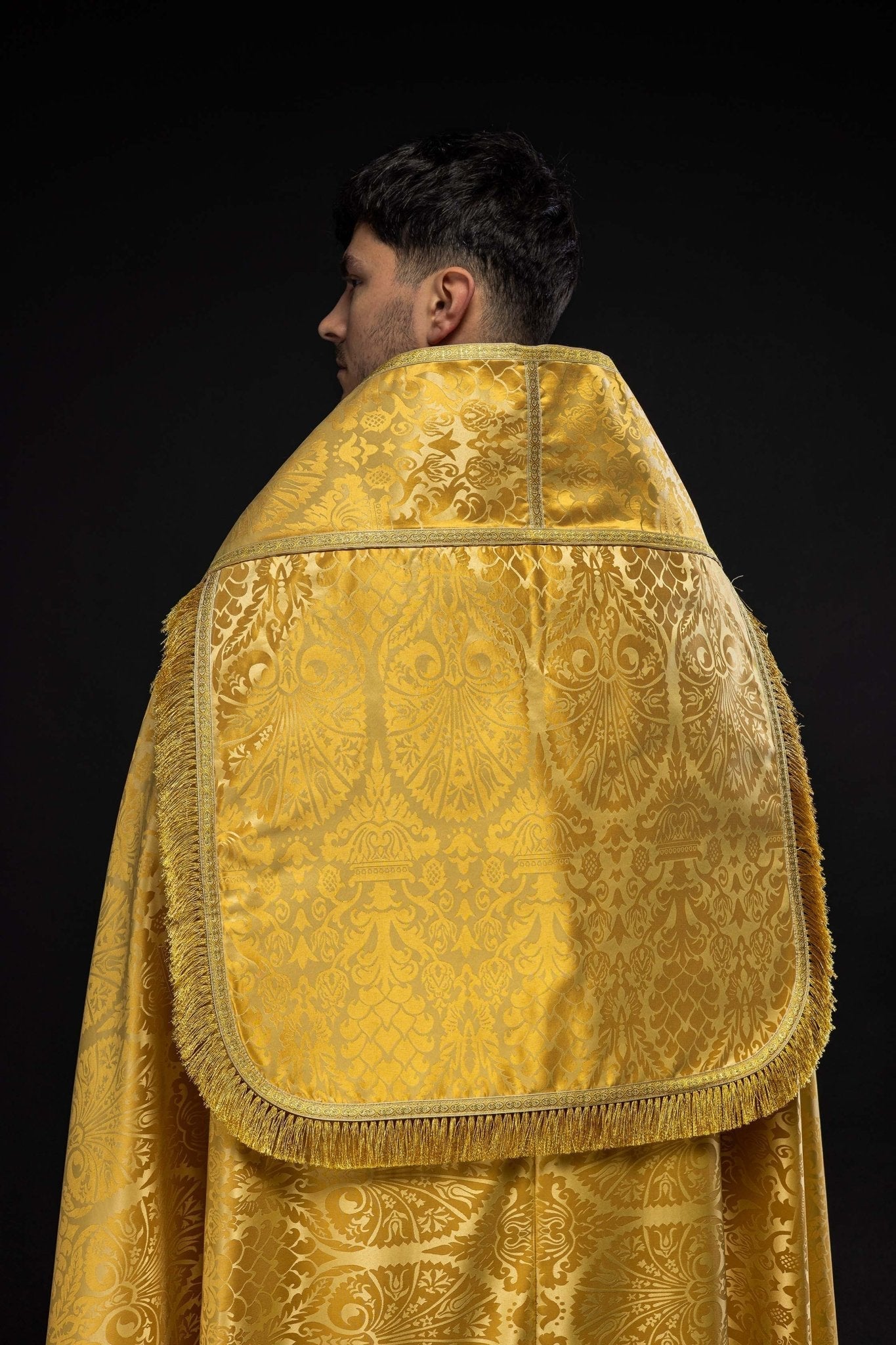 Capa pluvial lisa de jacquard