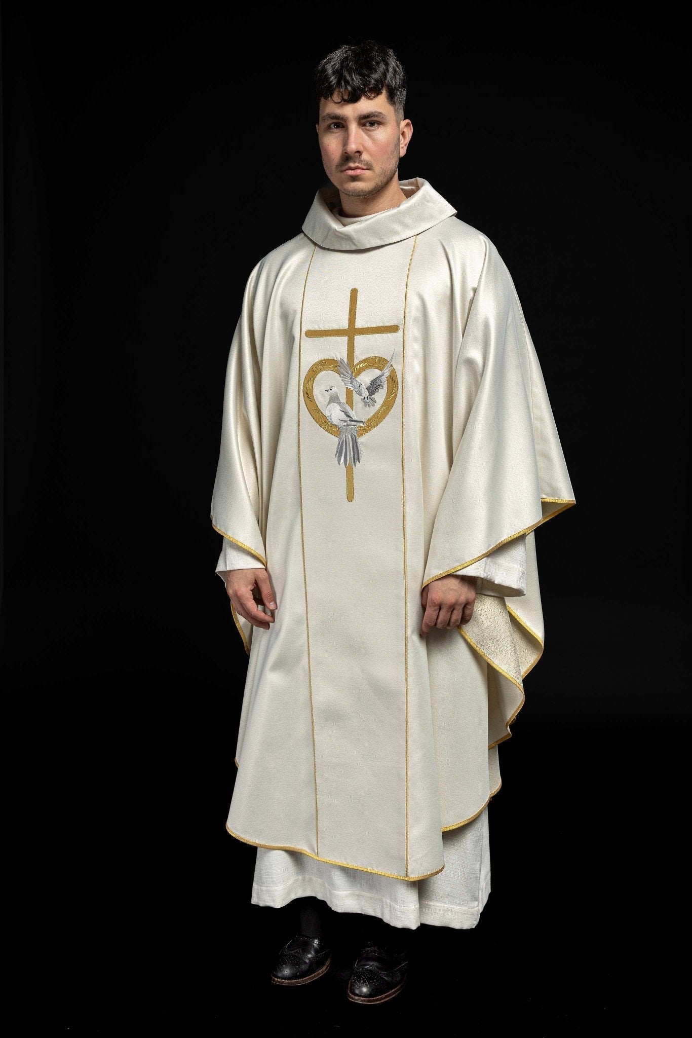 Casulla marfil de boda