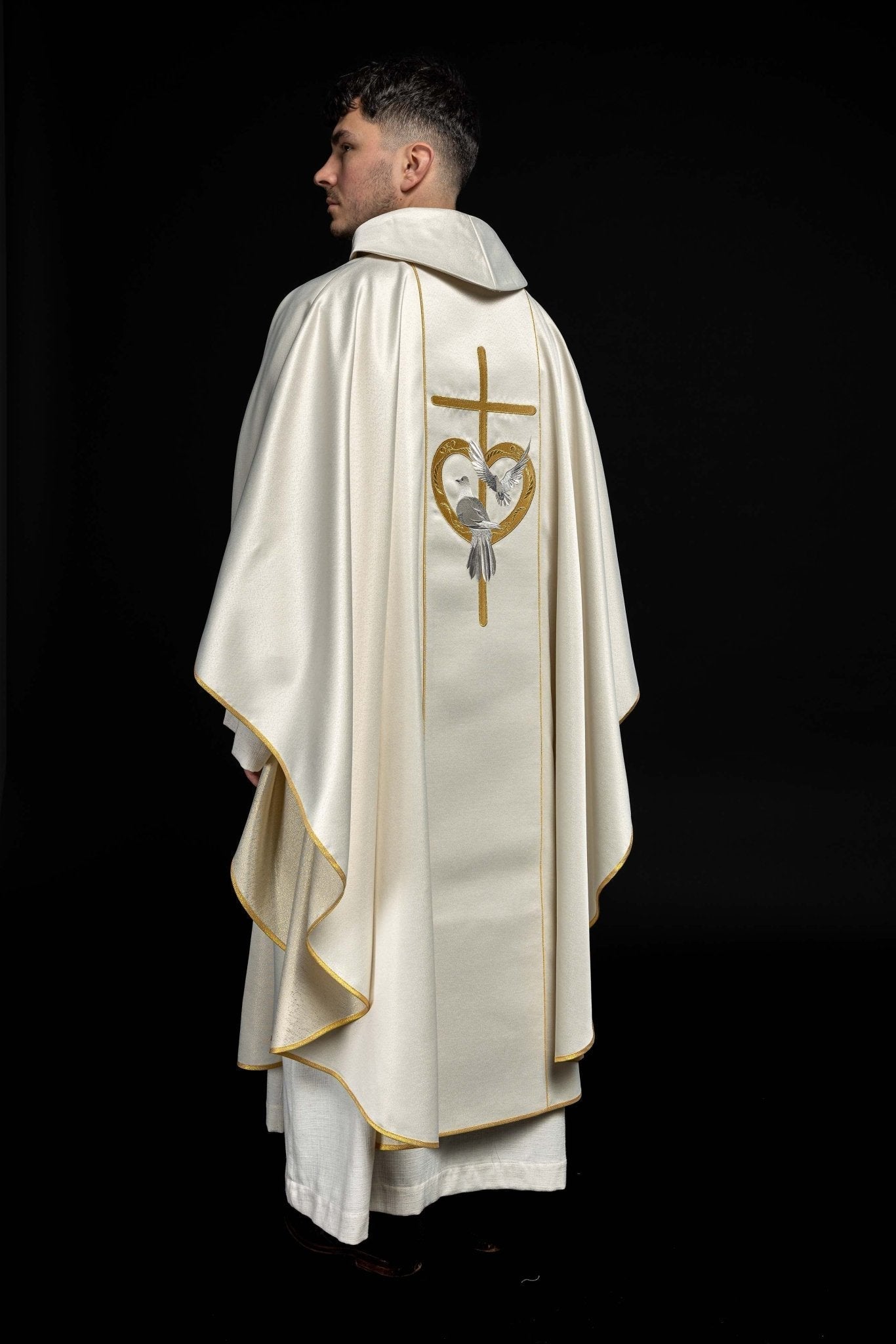 Casulla marfil de boda