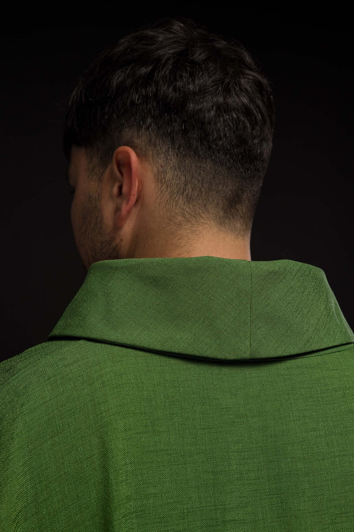 Casulla verde con Cruz bordado