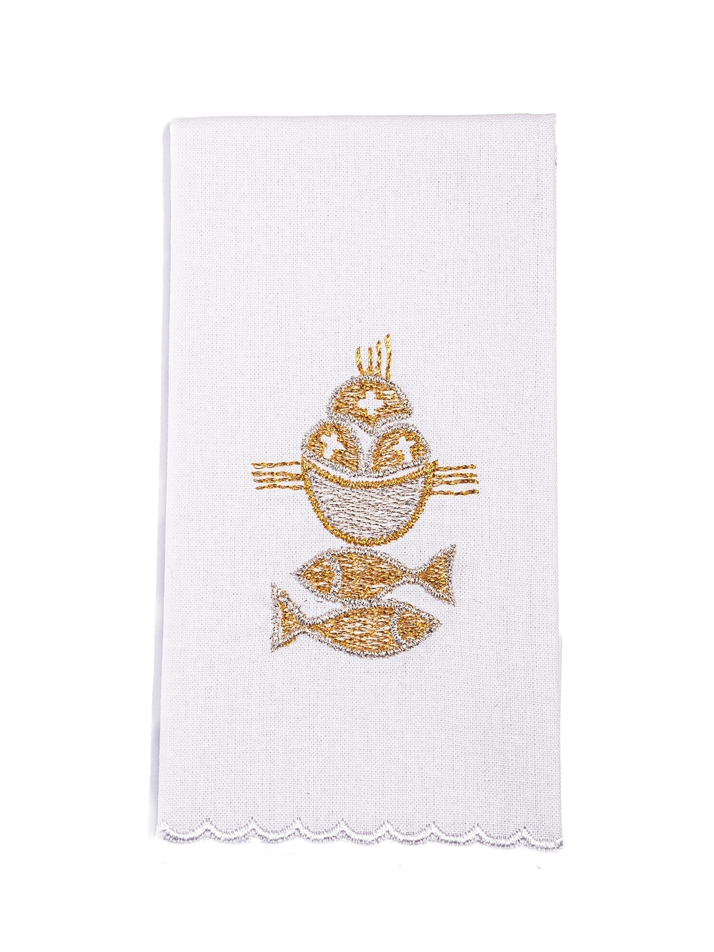 Juego de altar bordado Pez