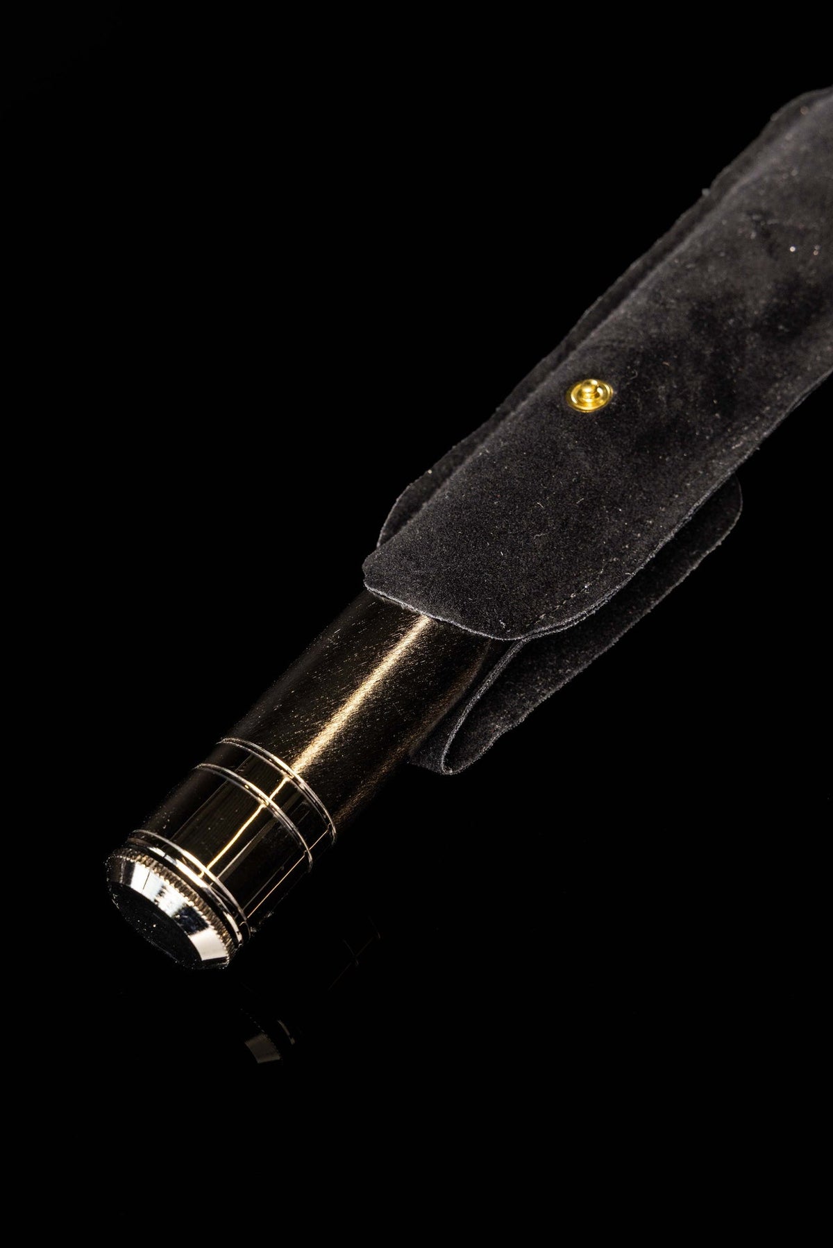 Hisopo litúrgico de metal con estuche, 17 cm