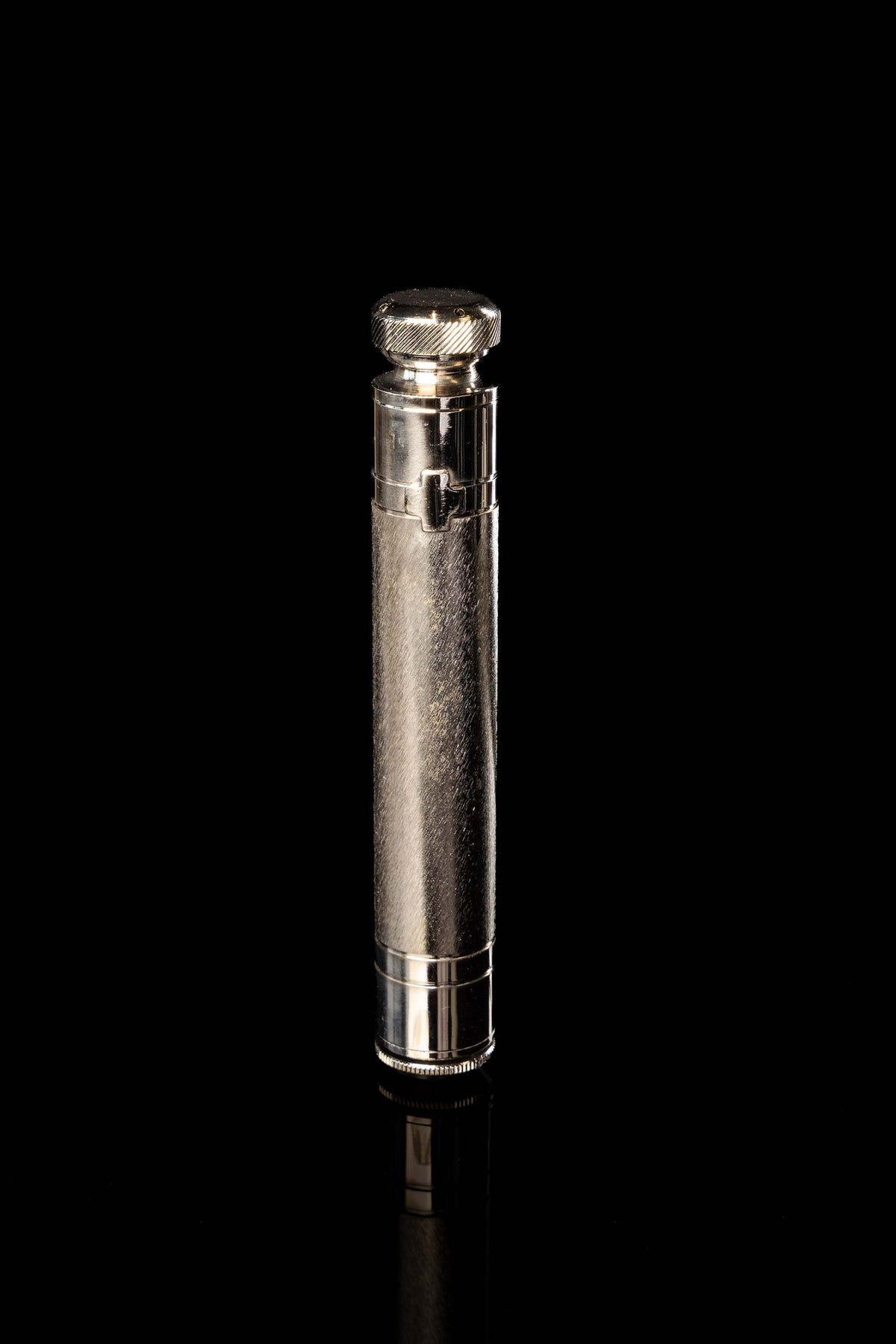 Hisopo litúrgico de metal con estuche, 17 cm