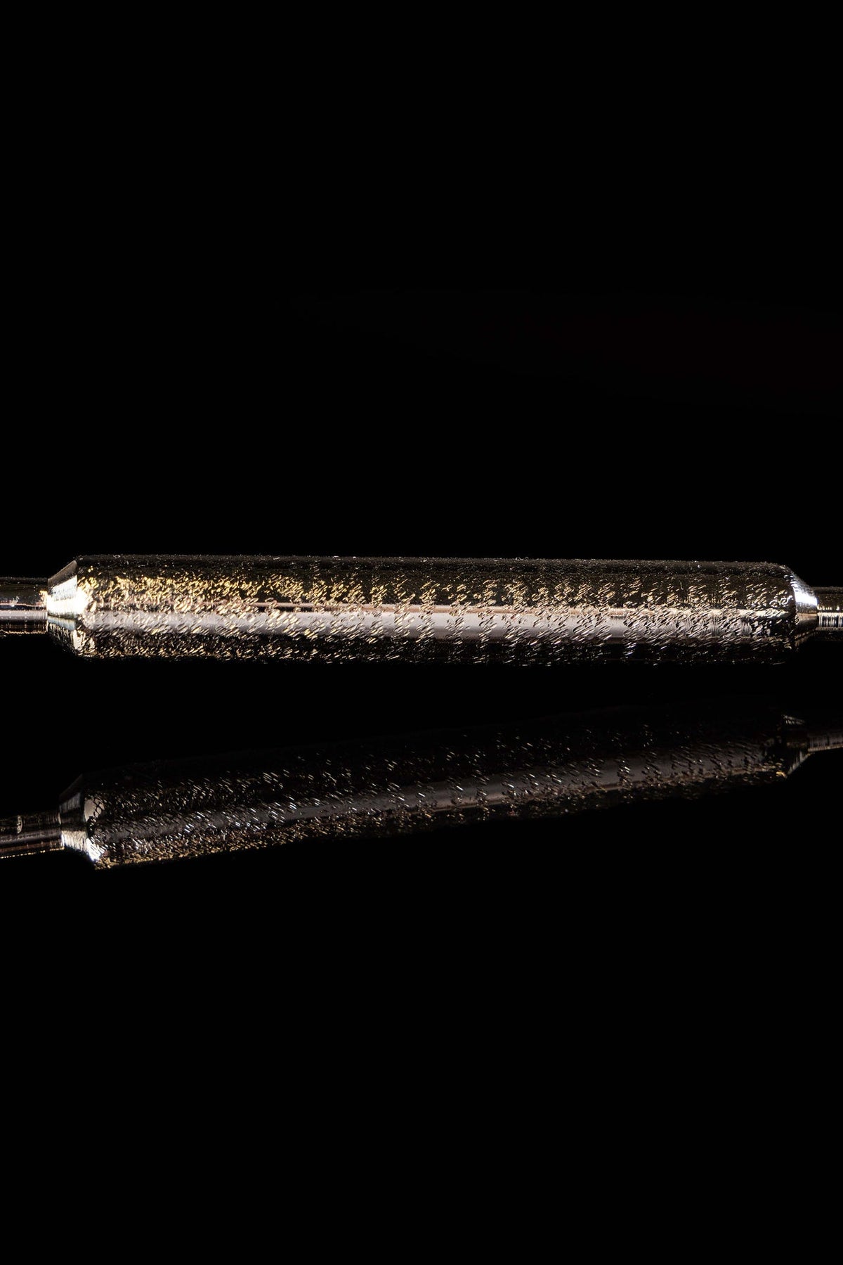 Hisopo litúrgico de metal con cabezal, mango y estuche, 17 cm