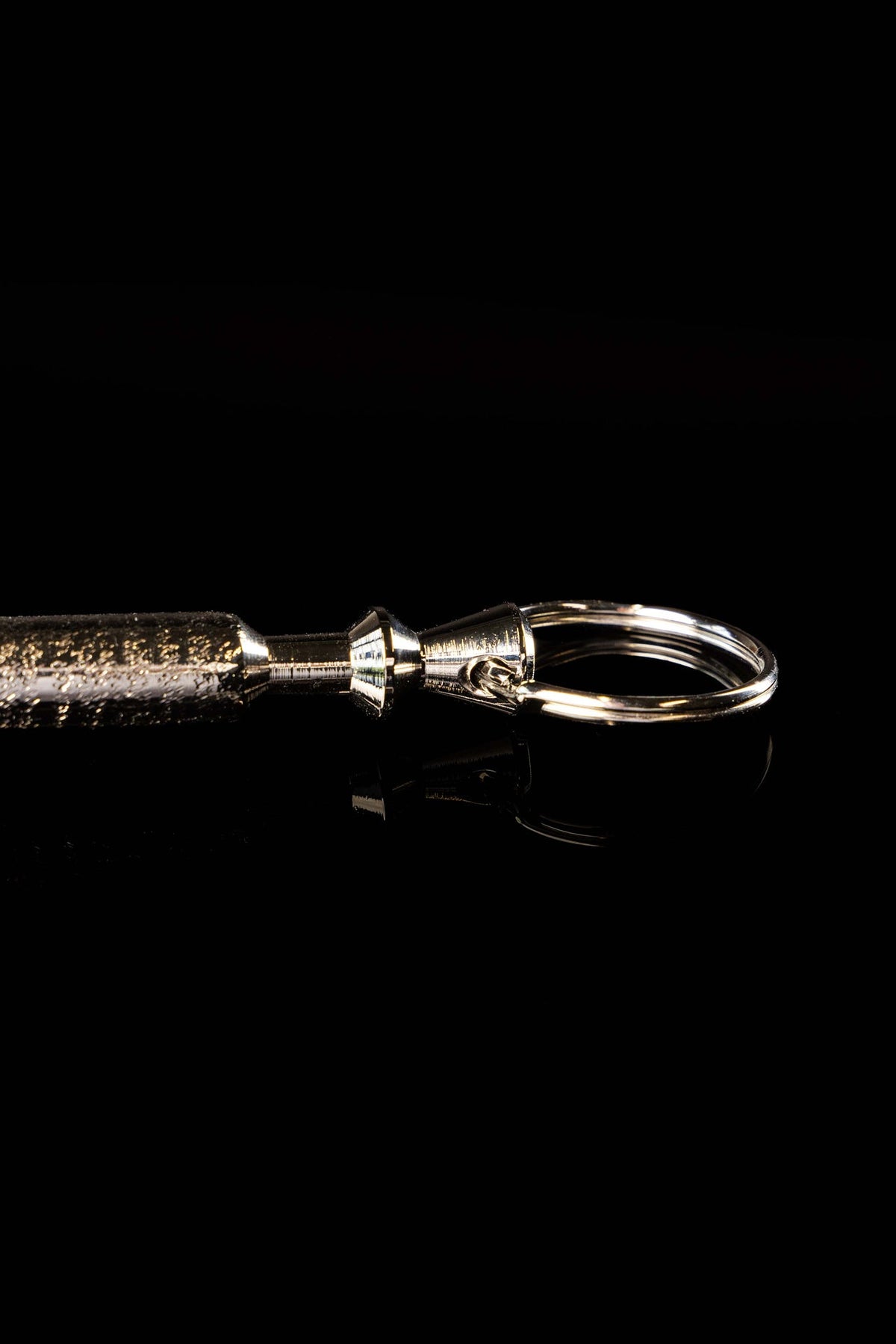 Hisopo litúrgico de metal con cabezal, mango y estuche, 17 cm