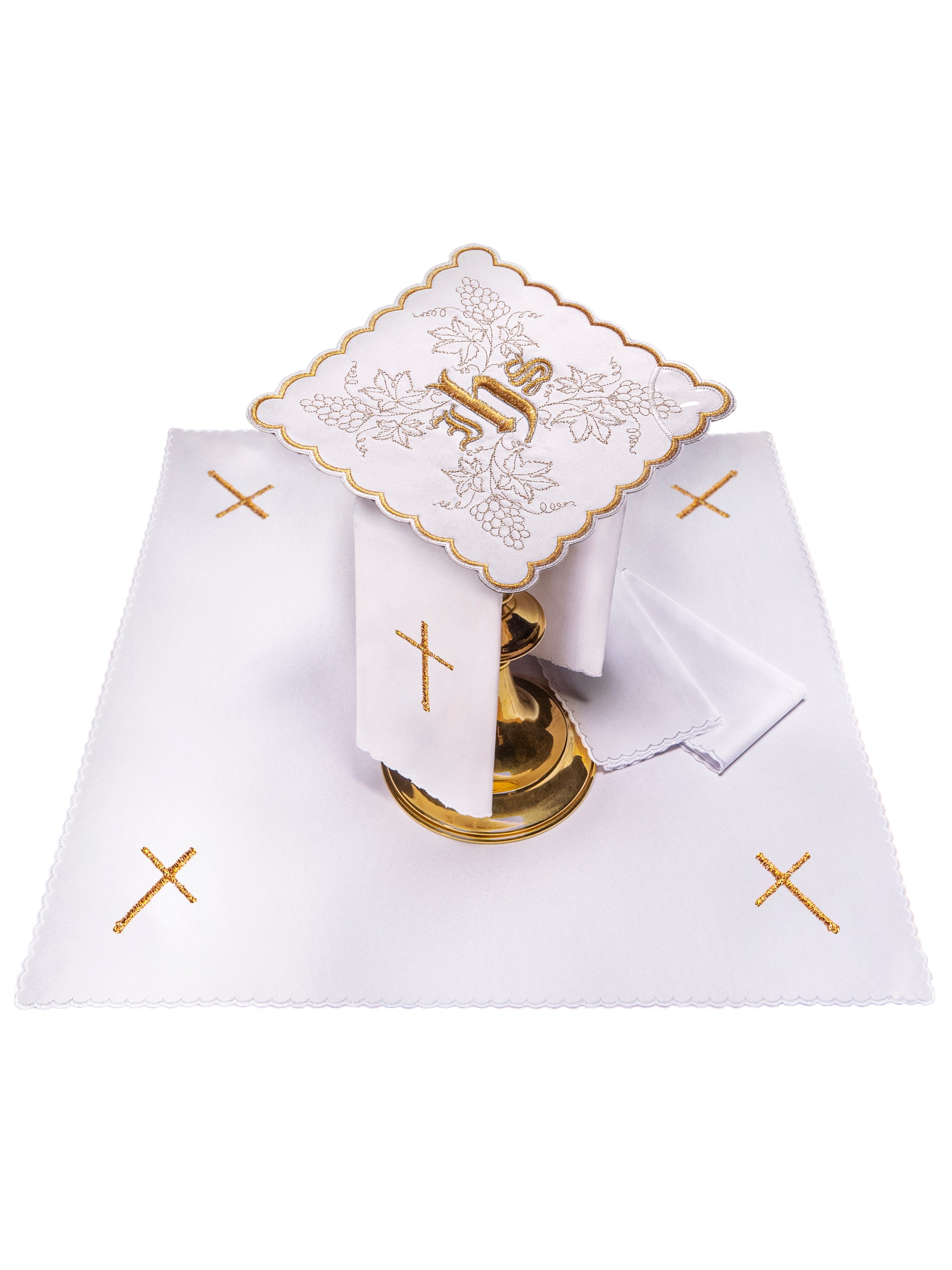 Servicio de altar con bordado IHS