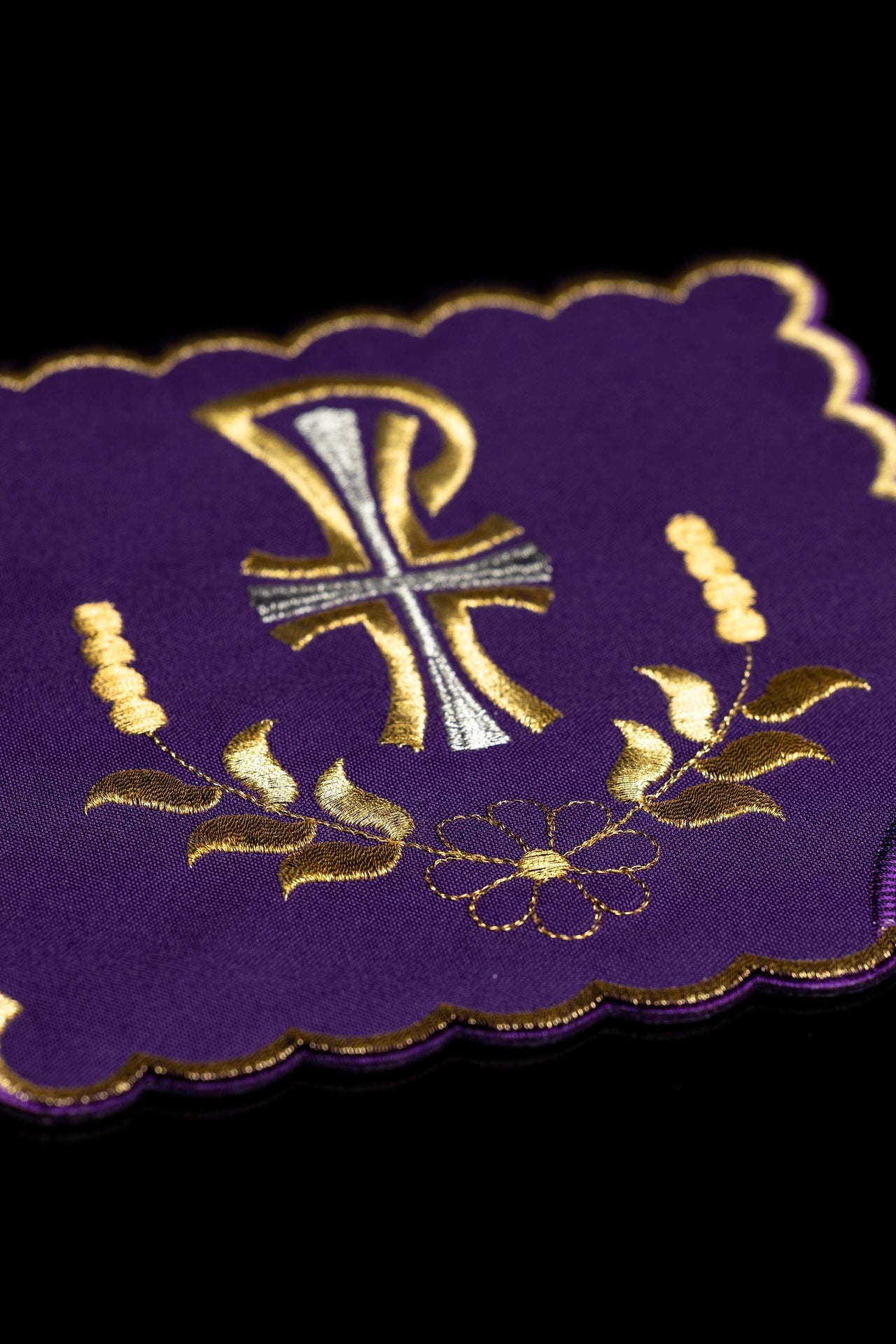 Zestaw palek z symbolem pax w czterech kolorach liturgicznych
