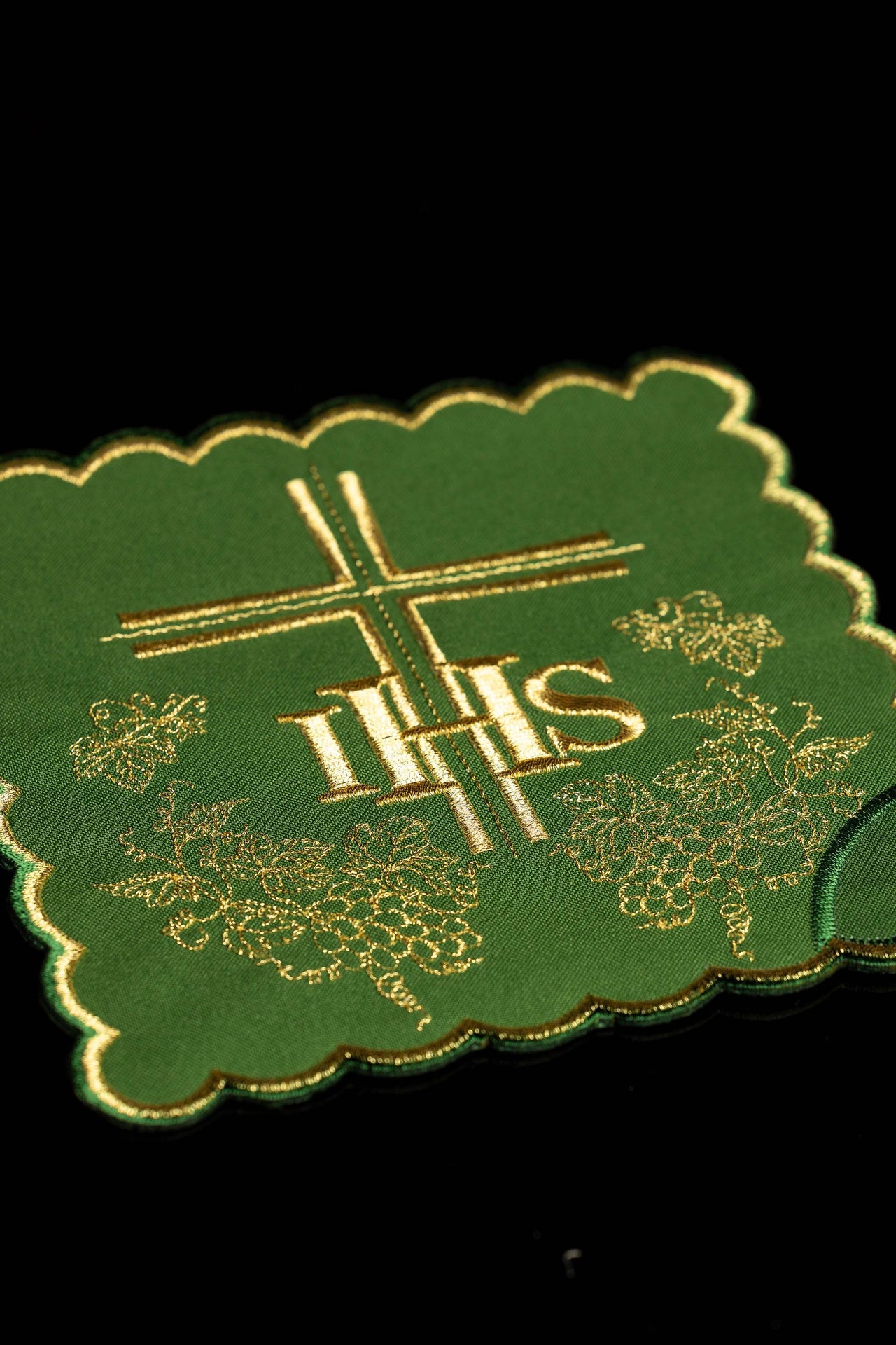 Zestaw palek z symbolem IHS w czterech kolorach liturgicznych