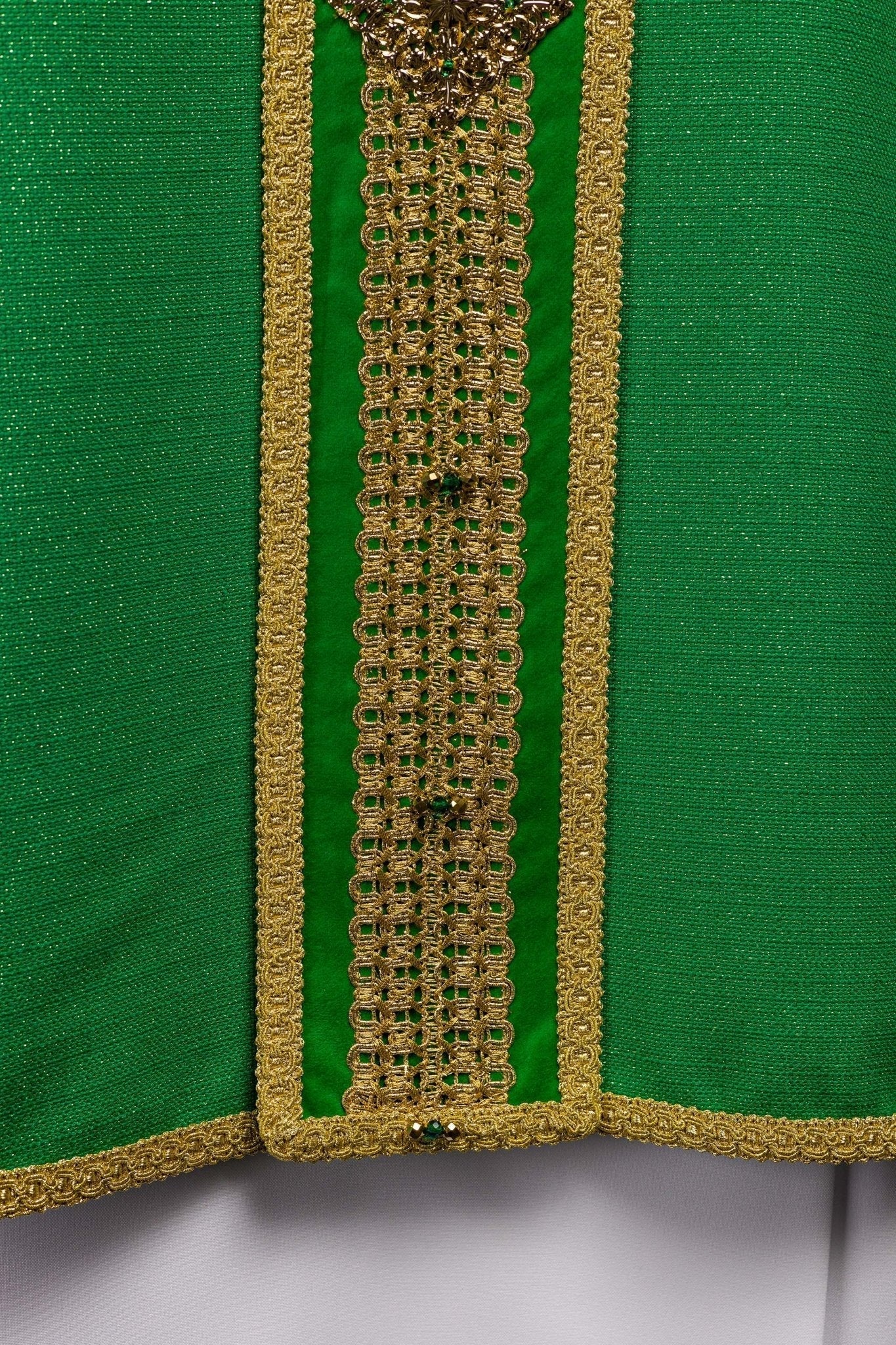 Casulla hecha a mano con piedras naturales Handmade 7001