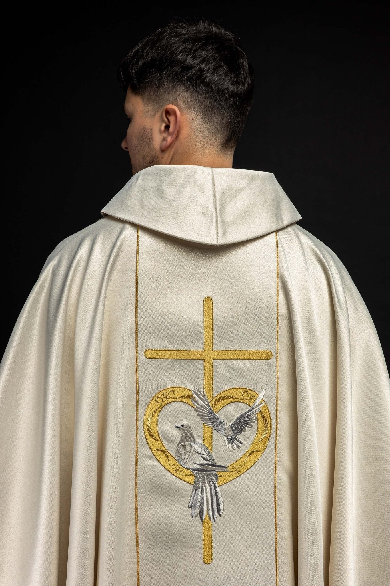 Casulla marfil de boda