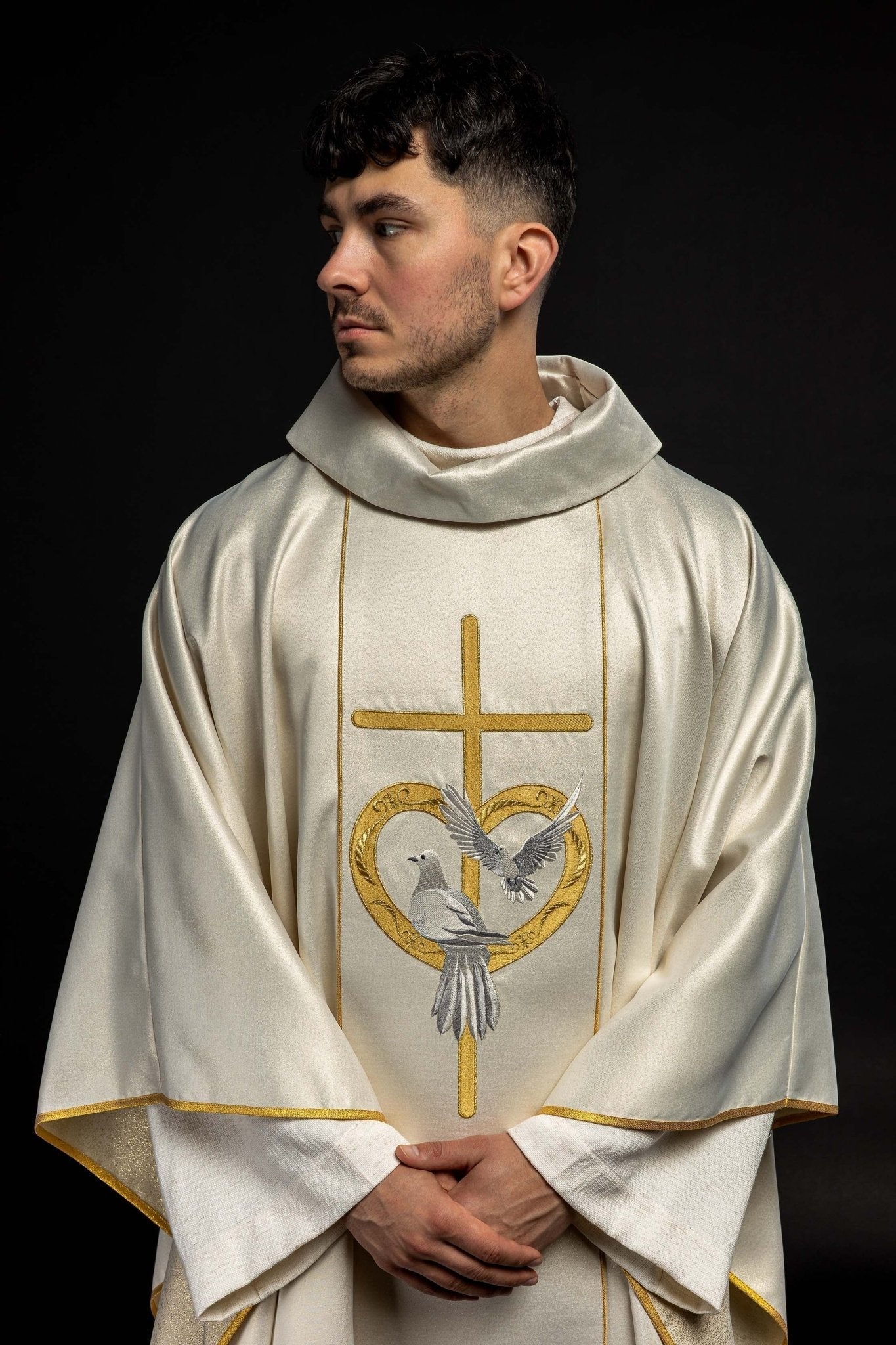Casulla marfil de boda