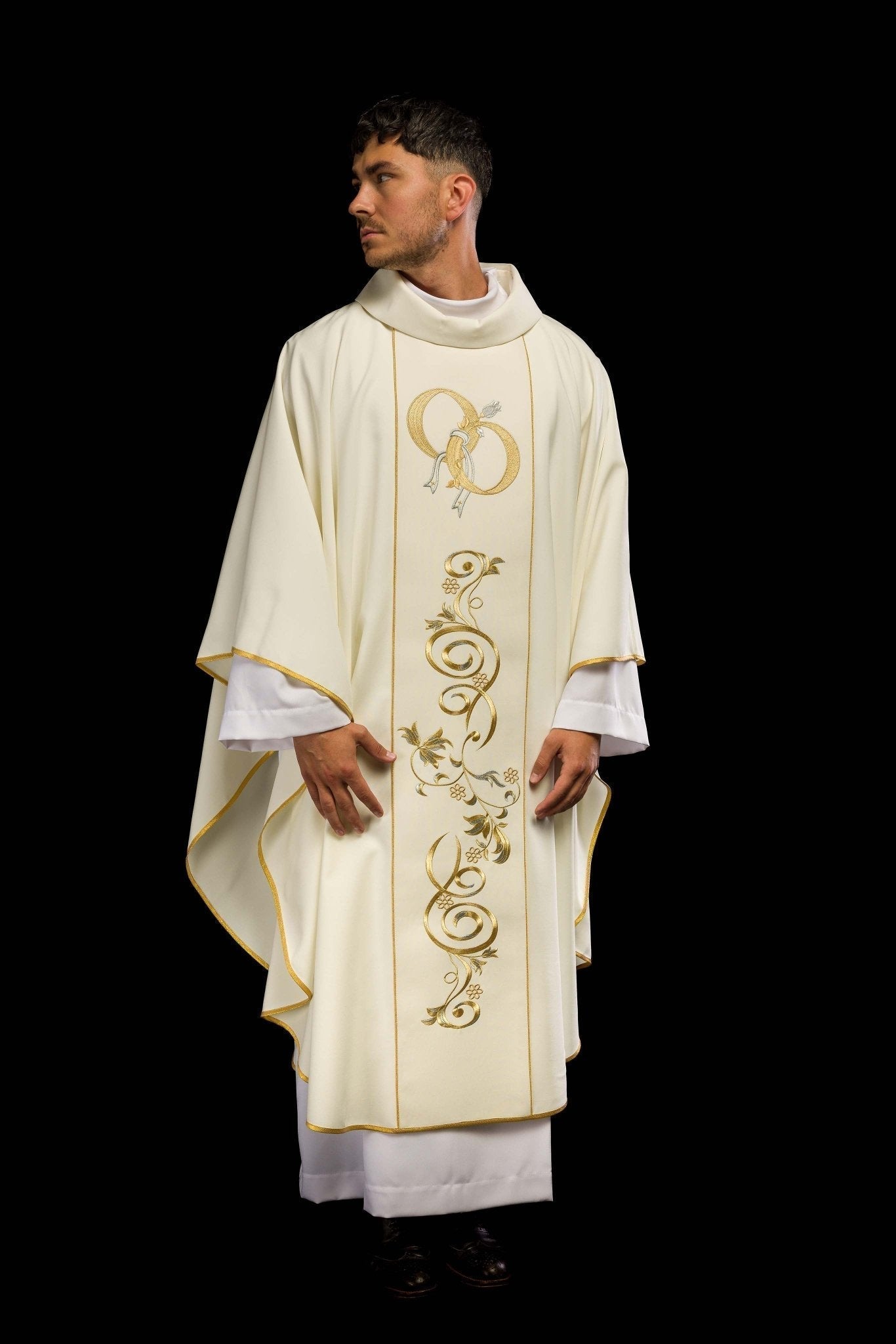 Casulla marfil de boda