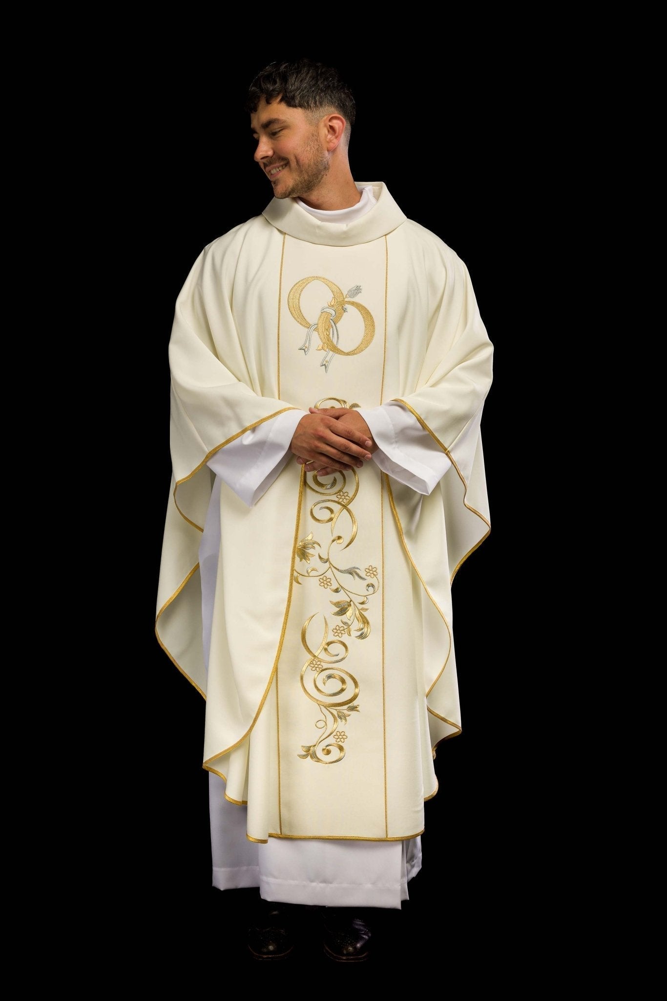 Casulla marfil de boda