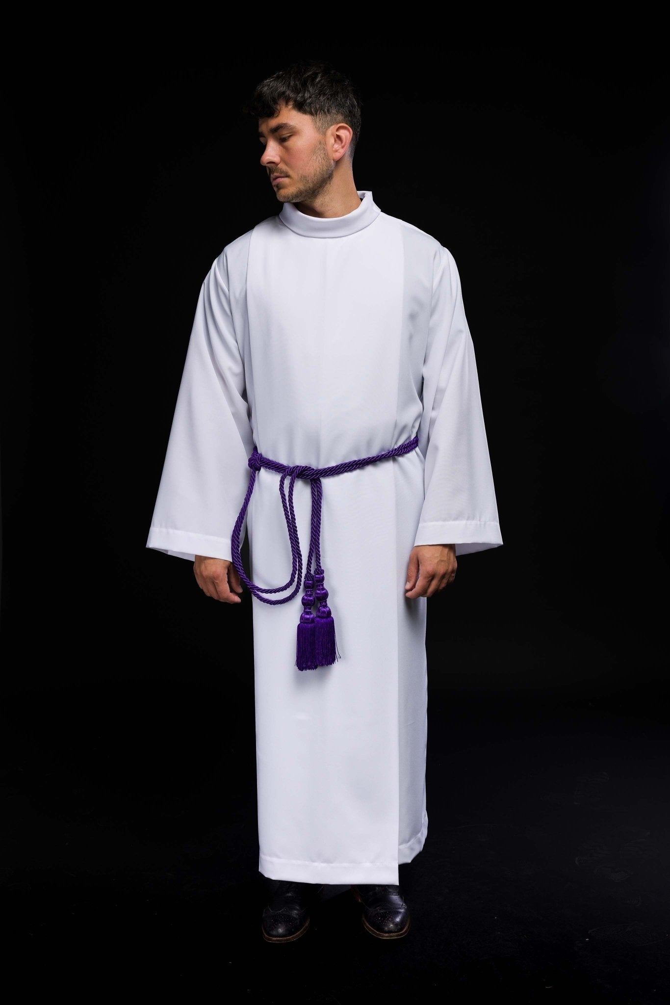 Cíngulo litúrgico morado