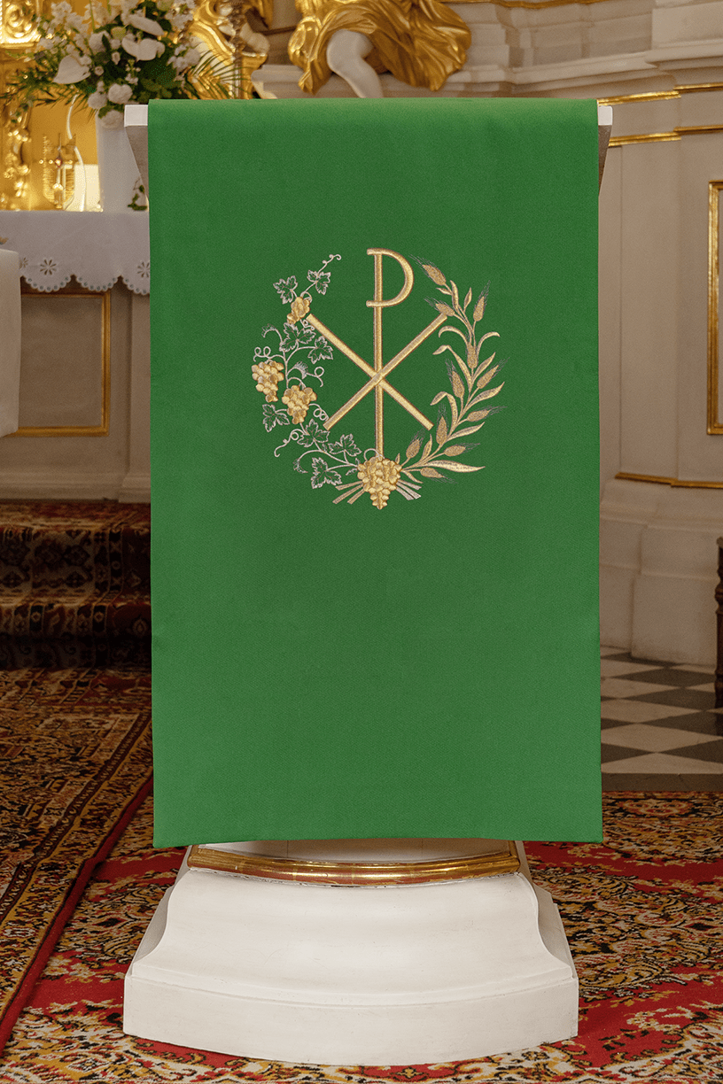 Verde cubre ambon bordado PAX - verde
